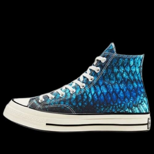Converse Animal Print Chuck 1970s 'Blue White'