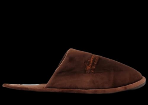 Travis Scott CJ x Audemars Piguet House Slippers Brown Velvet