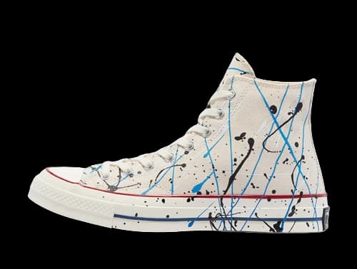 Converse Chuck Taylor All Star 70 Hi Archive Paint Splatter Egret
