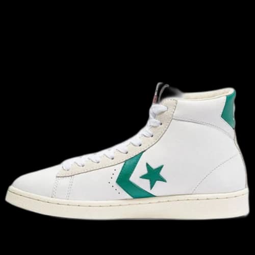 Converse Pro Leather High Top Shoes White/Green