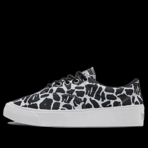 Converse Skidgrip Stylish Low Top Casual Canvas Shoes Black Gray Printing 'Black Gray'