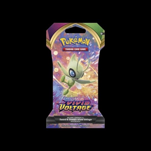 Pokémon Sword & Shield: Vivid Voltage Sleeved Booster Pack (Celebi Artwork)