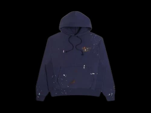 Gallery Dept. Paint Logo Hoodie Vintage Navy