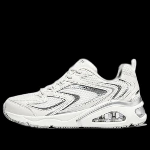 Skechers Tres-Air Uno Vision-airy 'White Silver' (Women's)