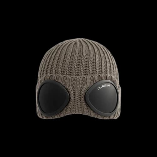 C.P. Company Goggle Beanie 'Walnut'