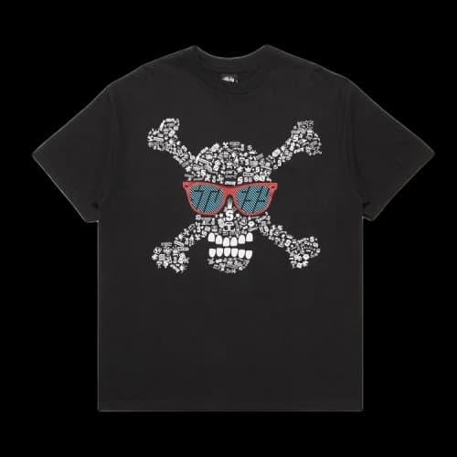 Stussy Gear Skull Shades Tee 'Black'