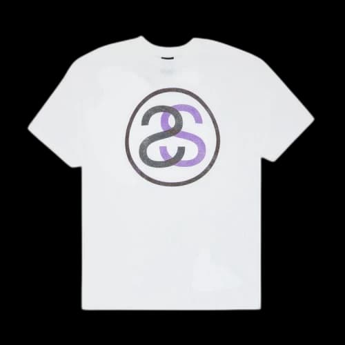 Stussy Link Overlay Tee 'White'