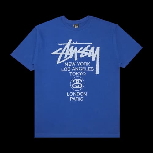 Stussy World Tour Tee 'Midnight'