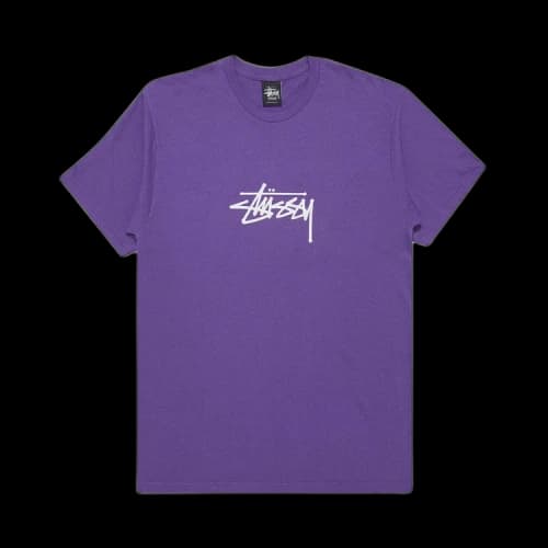 Stussy Basic Stock Tee 'Purple'