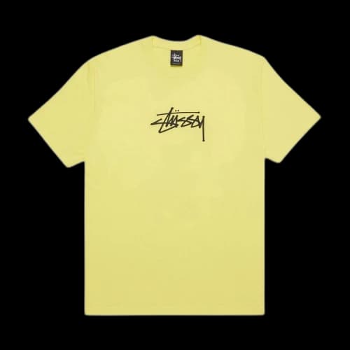 Stussy Basic Stock Tee 'Yellow'