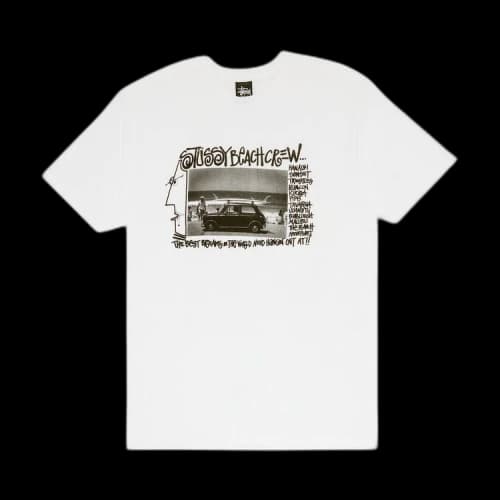 Stussy Beach Crew Tee 'White'