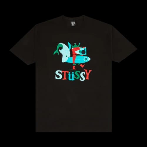 Stussy King Surfer Tee 'Black'