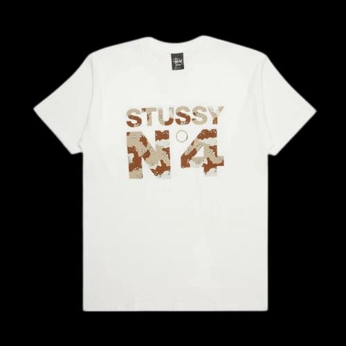 Stussy Desert No.4 Tee 'White'