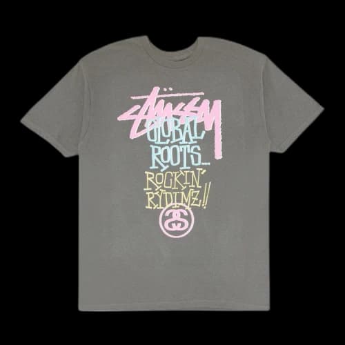 Stussy Rockin' Rydimz!! Tee 'Dark Grey'