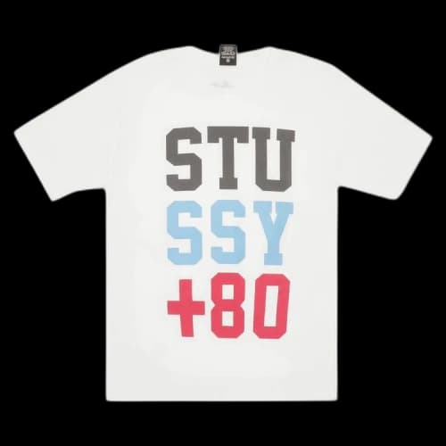 Stussy +80 Tee 'White'
