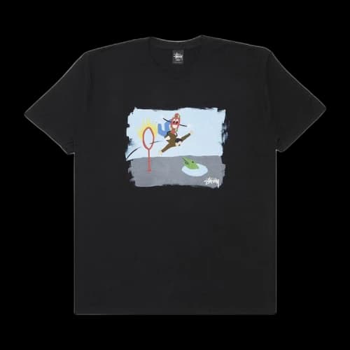 Stussy Ring Of Fire Tee 'Black'
