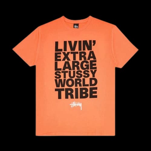 Stussy Livin' XL Block Tee 'Infrared'