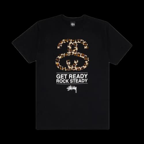 Stussy SS Leopard Tee 'Black'