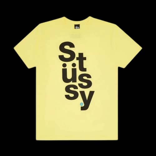 Stussy Stack Tee 'Yellow'