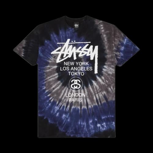 Stussy World Tour Swirls Tee 'Purple'
