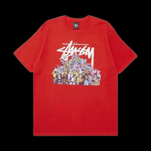Stussy Beach Mob Tee 'Red'