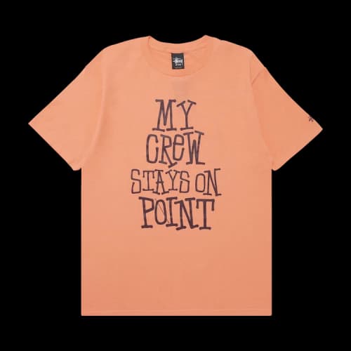 Stussy My Crew Tee 'Pale Red'