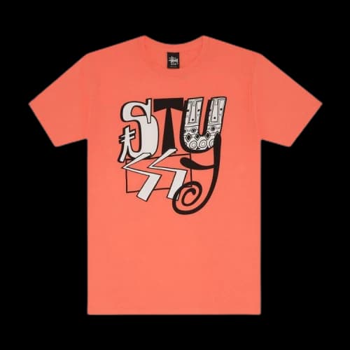 Stussy Mix Tee 'Pale Red'