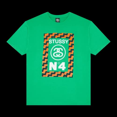 Stussy Zig Zag Frame Tee 'Kelly'