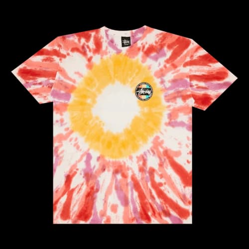 Stussy Reggae Dot Tie-Dye SS 'Red'