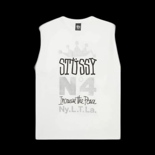 Stussy Crown Stack Tee 'White'