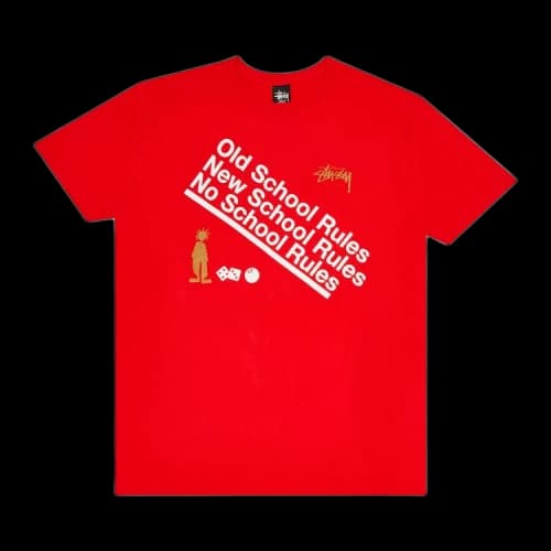 Stussy Rules Tee 'Bike Red'