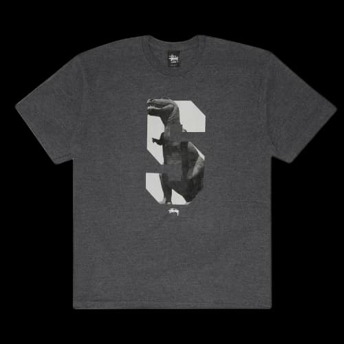 Stussy S Dino Tee 'Dark Grey'