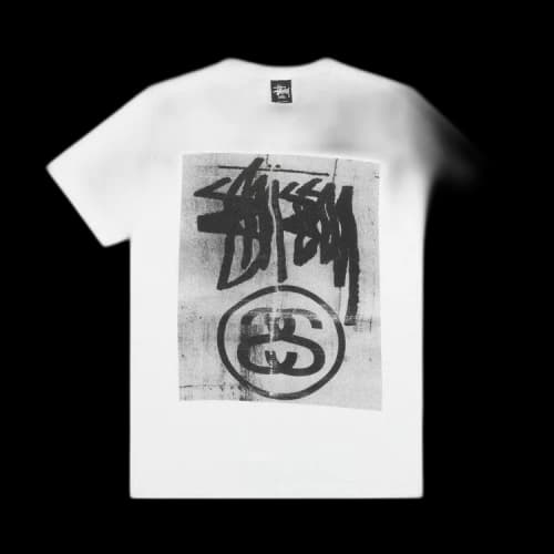 Stussy Stock Link Blur Tee 'White'
