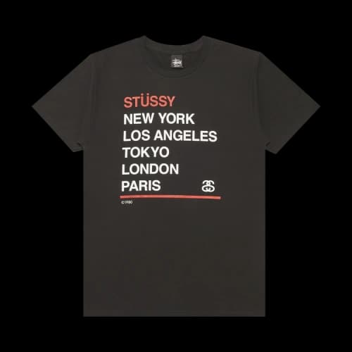 Stussy City Stack Tee 'Black'