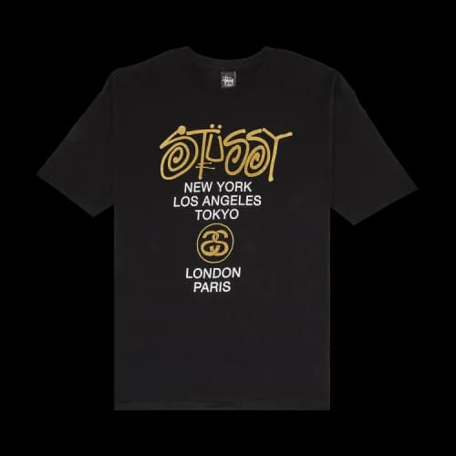 Stussy World Tour Tee 'Black'