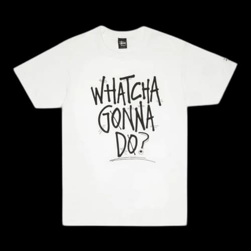 Stussy Watcha Gonna Do? Tee 'White'