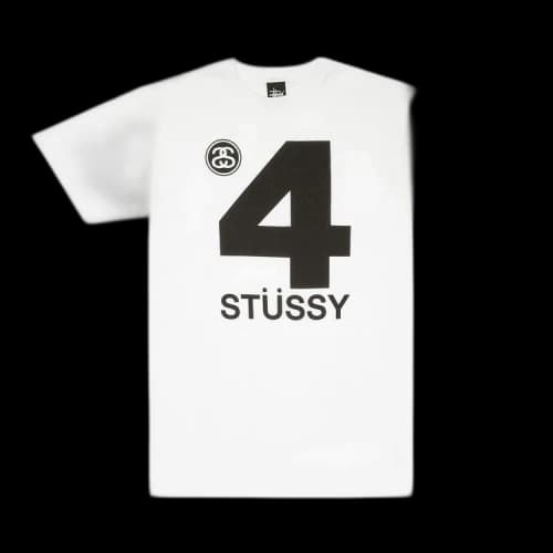 Stussy 4 Stussy Tee 'White'