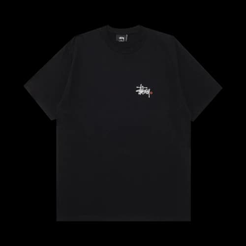 Stussy Basic Logo Tee Red C 'Black'