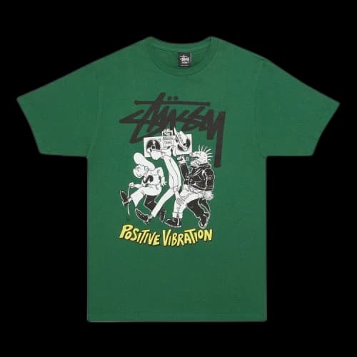 Stussy Positive Vibration Tee 'Green'