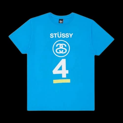 Stussy 4 Stack Tee 'Brite Blue'