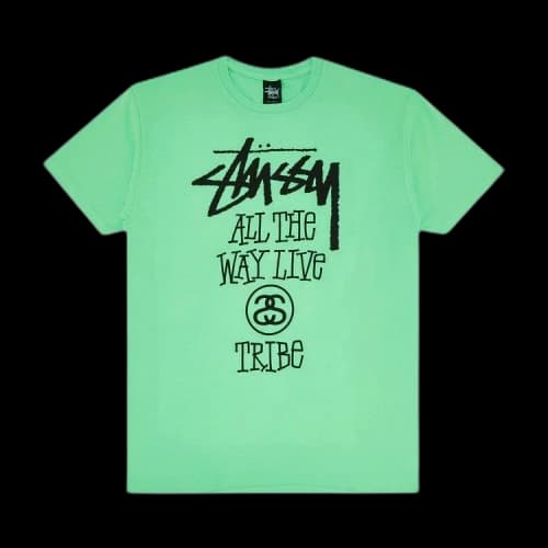 Stussy All The Way Live Tee 'Neon Green'