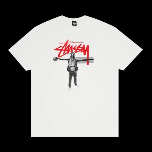 Stussy Liberty B Ball Tee 'White'