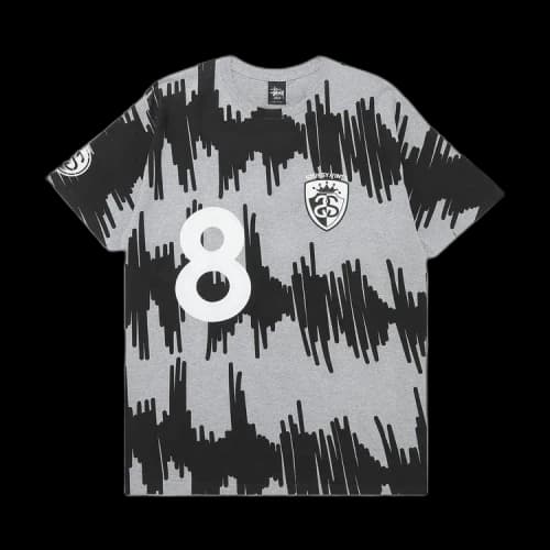Stussy 8 Noise Tee 'Grey Heather'