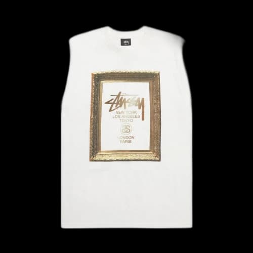 Stussy World Tour Frame Tee 'White'