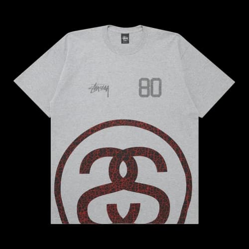Stussy Elephant Link Tee 'Grey Heather'