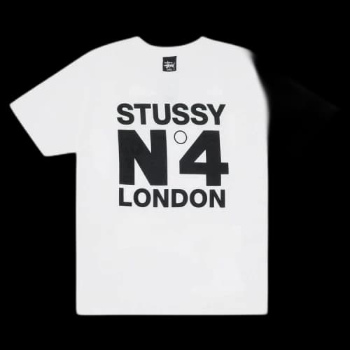 Stussy No.4 London Tee 'White'