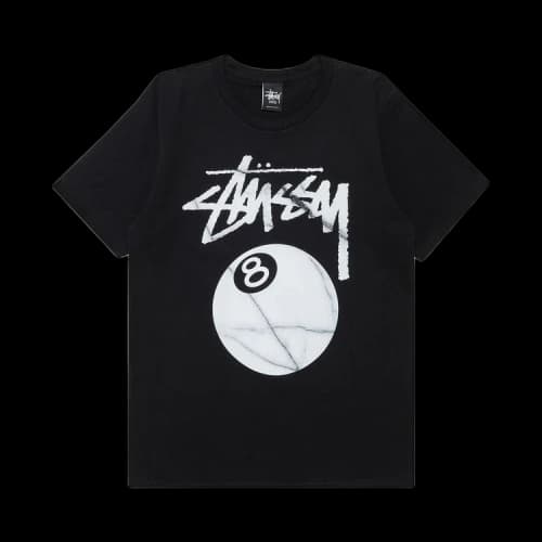 Stussy 8 Ball Marble Tee 'Black'