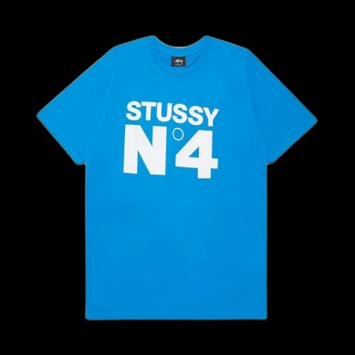 Stussy No. 4 Tee 'Marina Blue'