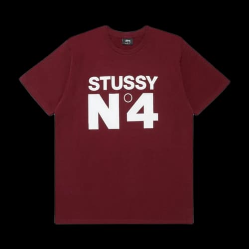 Stussy No. 4 Tee 'Wine'
