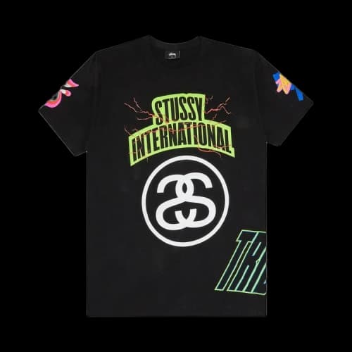 Stussy International 8 Tee 'Black'